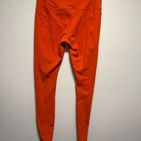 Athleta M Transcend Stash Tight Medium Larkspur Red (Orange) - Picture 3 of 5
